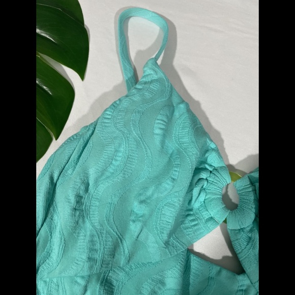 Trina Turk [ 6‎ ] Cascais Wave Maillot One Piece Swimsuit in Aqua Blue - Picture 5 of 12